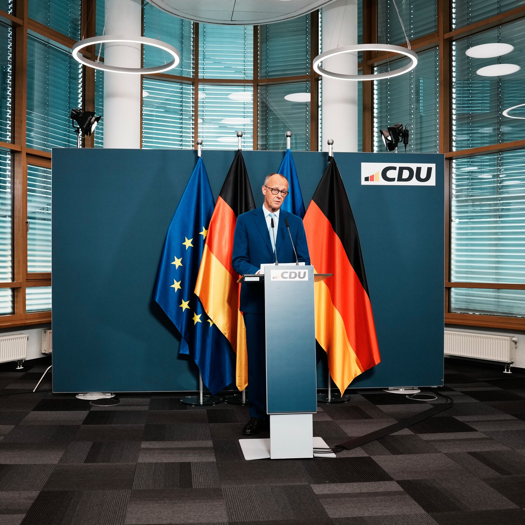 Germany’s Merz Vows to Stay After Another State Election ‘Disaster’