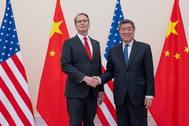 US Treasury’s Bessent to discuss AI, rare earths with China’s He, source says