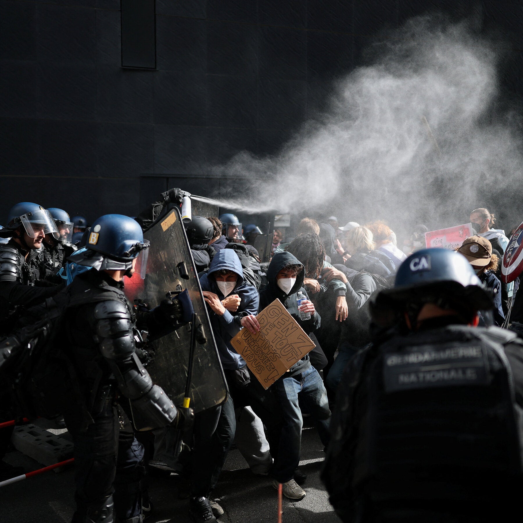 The Wave of Student Protests Roiling France