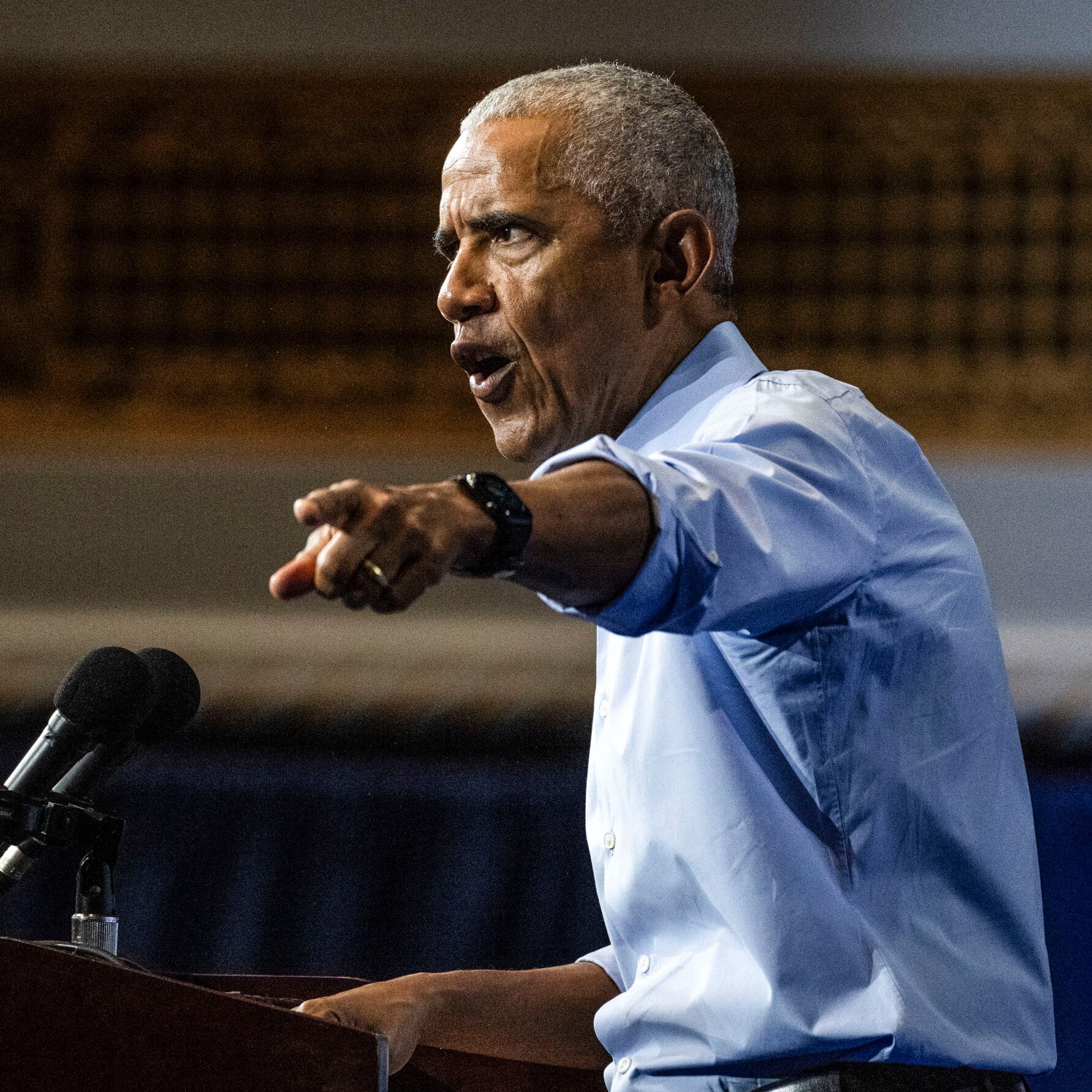 Obama Issues Searing Attacks on Trump, Ramaswamy in Return to Campaign Trail
