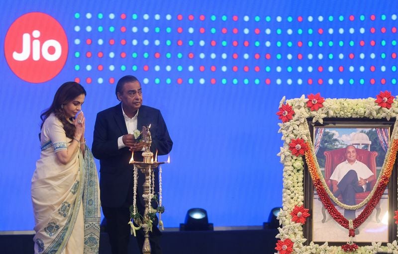 Ambani’s Jio surges 21% in Mumbai debut as valuation soars to $131.5 billion