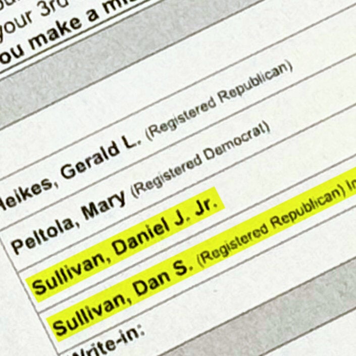 Inside Democrats’ Secret Effort to Stack Alaska’s Midterm Ballot With Another Dan Sullivan